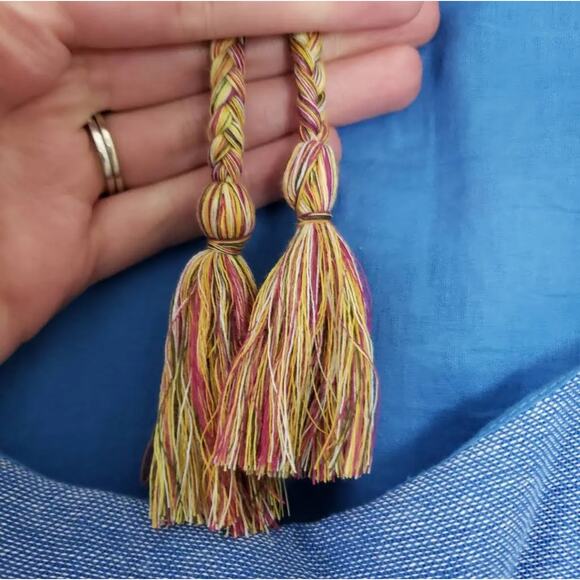 Red Carter Blue Chambray Floral Embroidered Midi Dress, XS - Picture 5 of 7